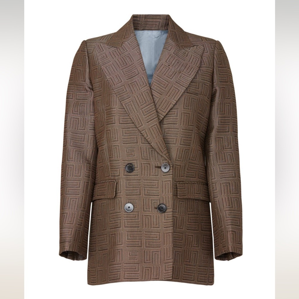 Sandro Floyd Plaid Blazer - Size 42 (US 10)